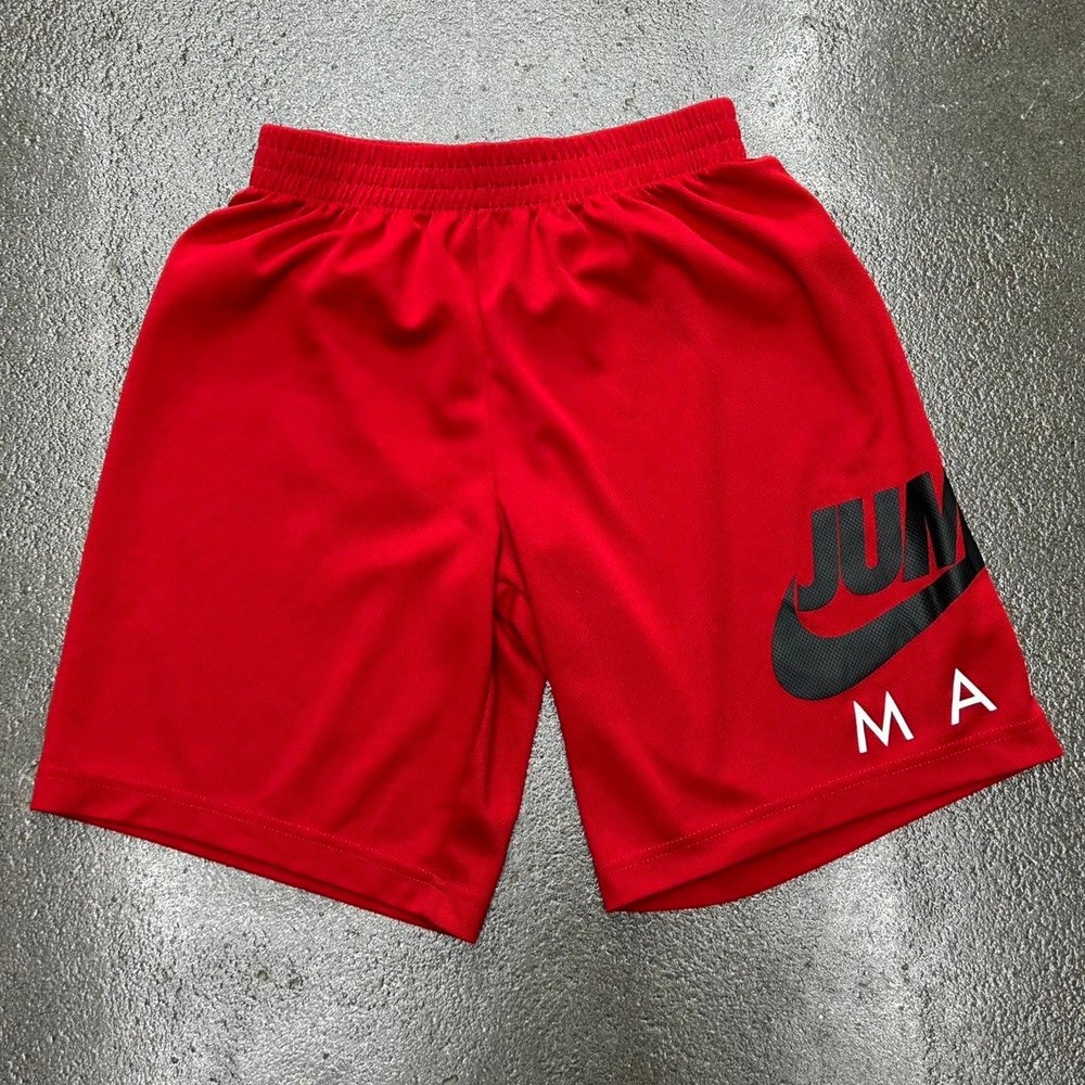 Air Jordan Jump Man Red Boy's‎ Size Large Athletic Basketball Athleisure Shorts